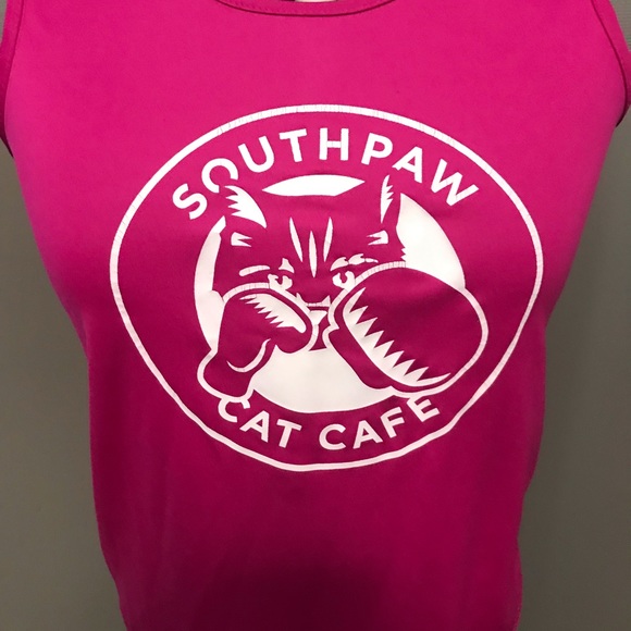 South Paw Cat Cafe tank top size medium. - Picture 2 of 3